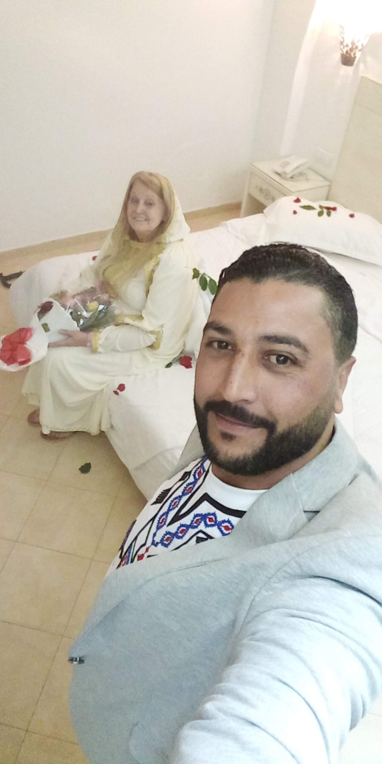 I'm 73 and bagged a toyboy, 39, who's younger than my son - we still have sex six times a week & he does all the chores, , CHRISTINE Haycox, 73, met her now husband Hamza Dridi, 39, online in January 2018 and fell head over heels in love. The couple have been married since 2020 and living happily ever after., ,